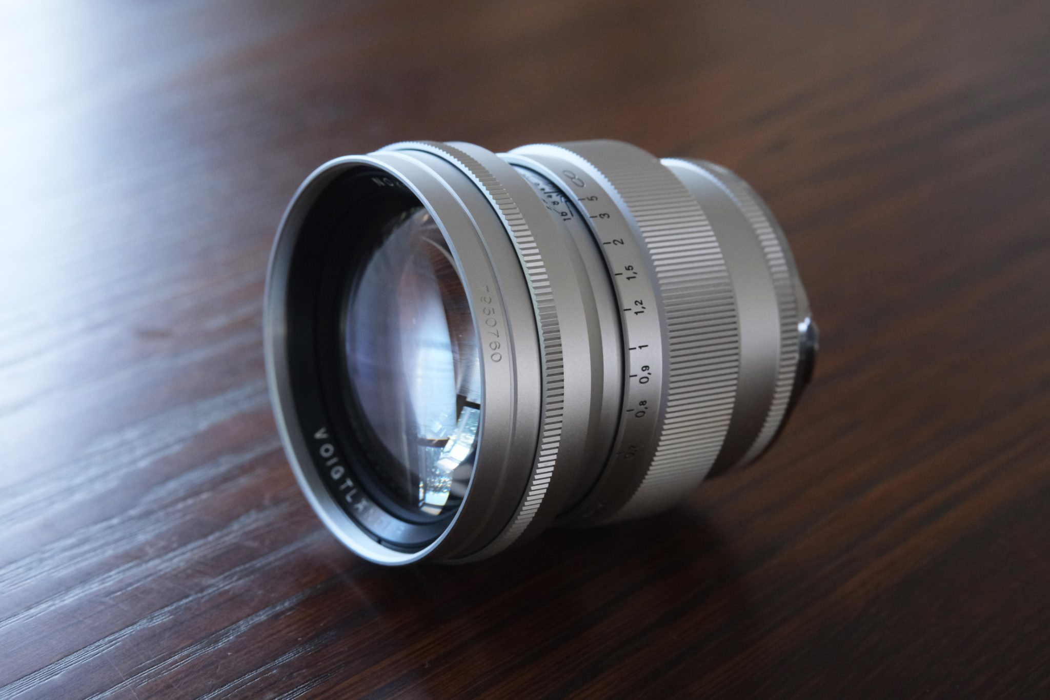 Voigtlander 'Nokton' 75mm f1.5 leica m-mount lens